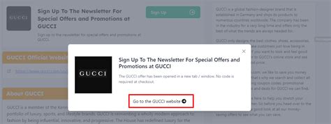 discount codes for gucci|knoji gucci promo code.